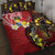 Tonga Ngatu And Australia Aboriginal Quilt Bed Set Tongan Dove And Kangaroo Together