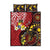 Tonga Ngatu And Australia Aboriginal Quilt Bed Set Tongan Dove And Kangaroo Together