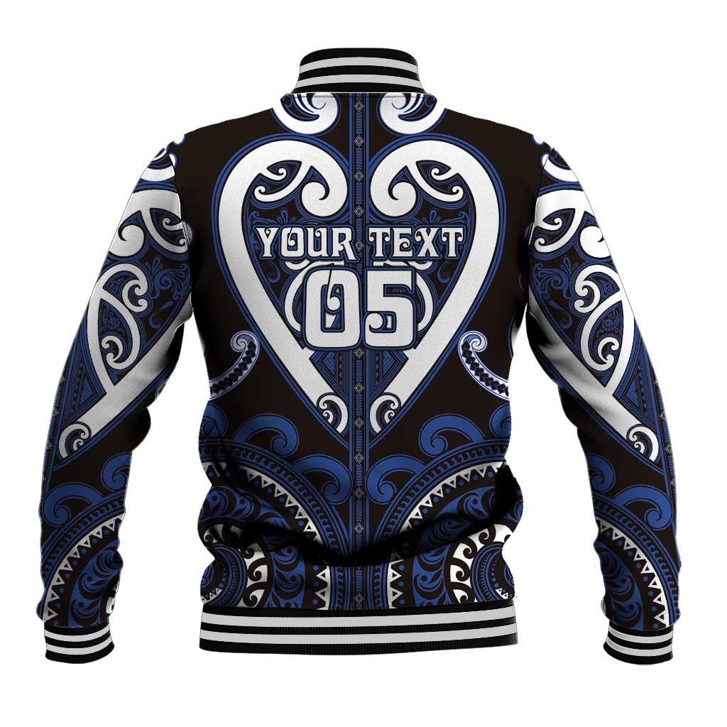 Custom Aotearoa Ngati Tuwharetoa Baseball Jacket Maori Tribal Pattern