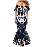 Custom Aotearoa Ngati Tuwharetoa Family Matching Mermaid Dress and Hawaiian Shirt Maori Tribal Pattern