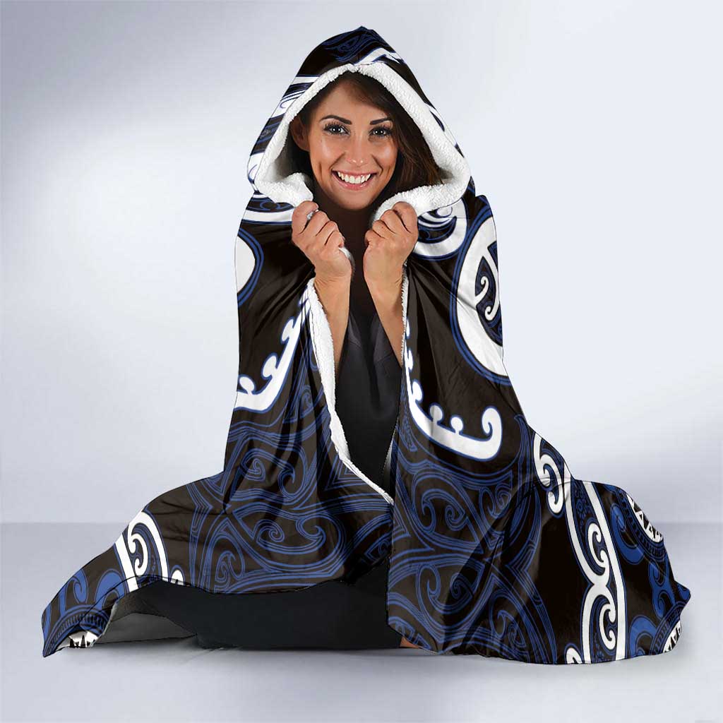 Aotearoa Ngati Tuwharetoa Hooded Blanket Maori Tribal Pattern