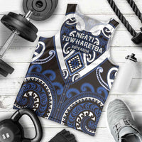 Custom Aotearoa Ngati Tuwharetoa Men Tank Top Maori Tribal Pattern