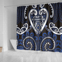 Aotearoa Ngati Tuwharetoa Shower Curtain Maori Tribal Pattern