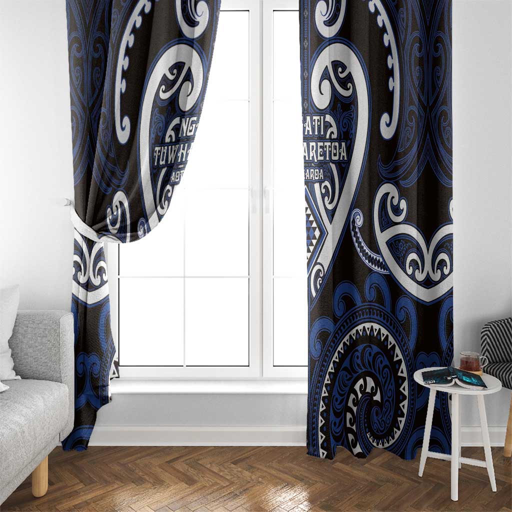 Aotearoa Ngati Tuwharetoa Window Curtain Maori Tribal Pattern LT05 - Polynesian Pride
