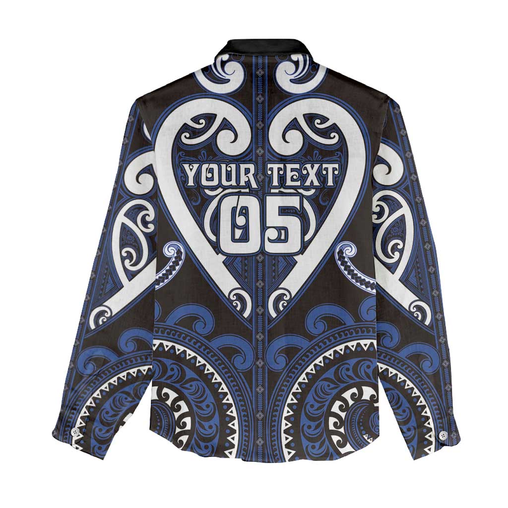 Custom Aotearoa Ngati Tuwharetoa Women Casual Shirt Maori Tribal Pattern