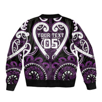 Custom Aotearoa Rangitane Bomber Jacket Maori Tribal Pattern