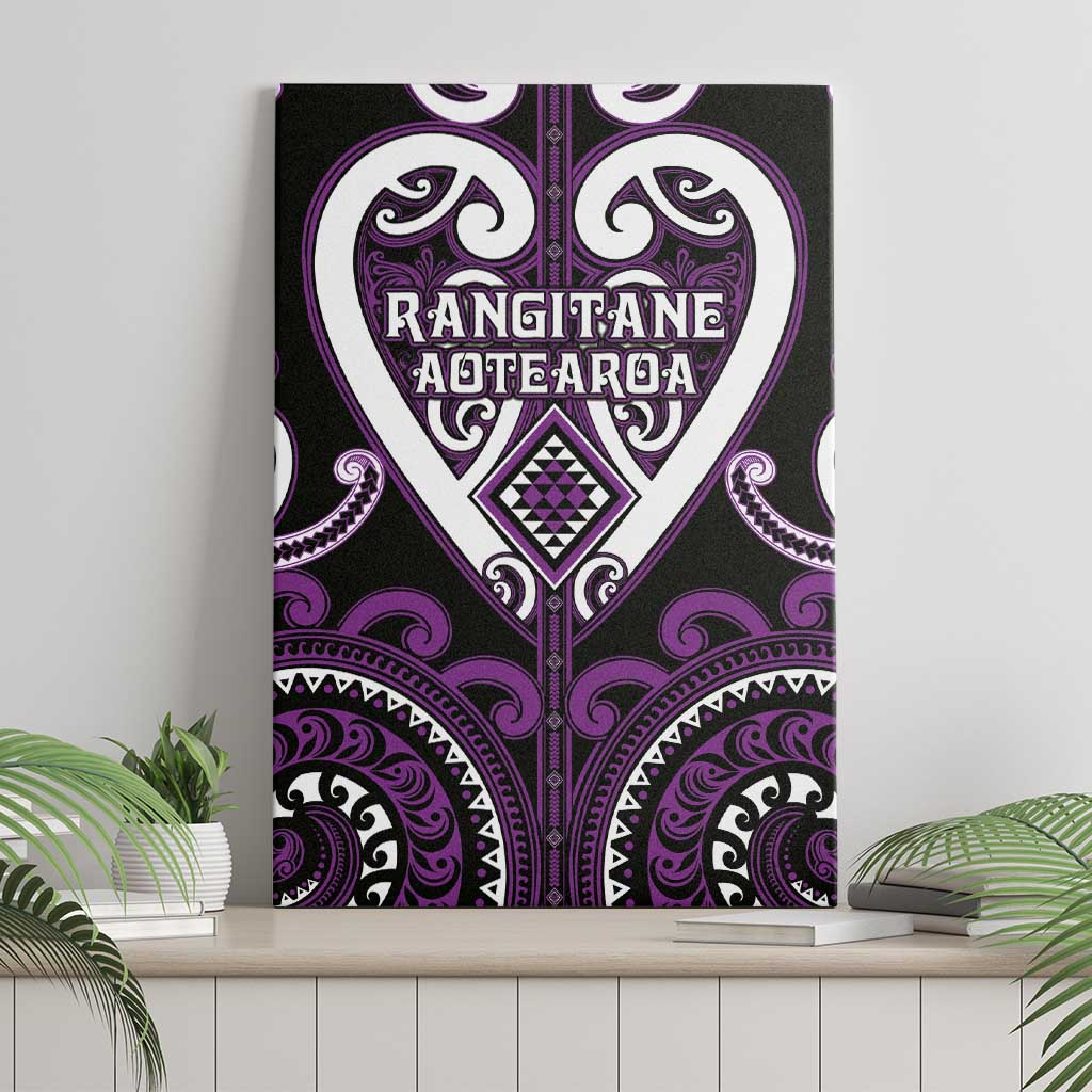 Aotearoa Rangitane Canvas Wall Art Maori Tribal Pattern