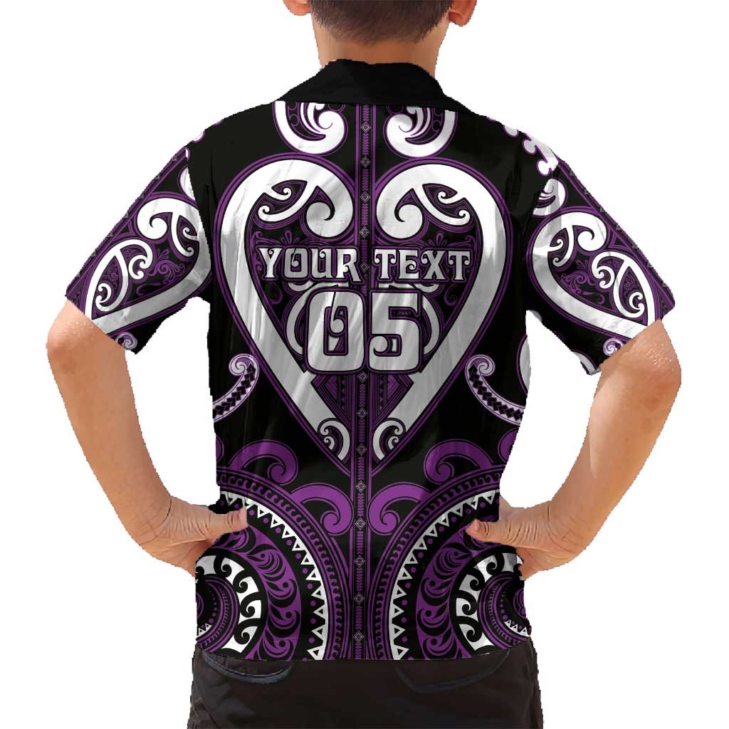 Custom Aotearoa Rangitane Family Matching Tank Maxi Dress and Hawaiian Shirt Maori Tribal Pattern