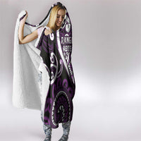 Aotearoa Rangitane Hooded Blanket Maori Tribal Pattern