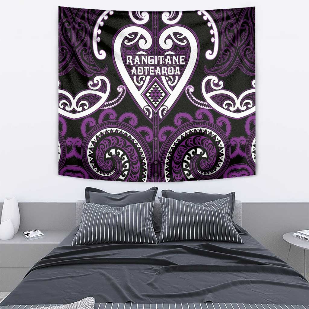 Aotearoa Rangitane Tapestry Maori Tribal Pattern