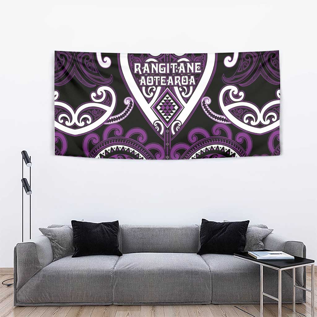 Aotearoa Rangitane Tapestry Maori Tribal Pattern