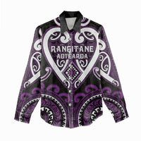 Custom Aotearoa Rangitane Women Casual Shirt Maori Tribal Pattern LT05 - Polynesian Pride