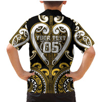 Custom Aotearoa Taranaki Family Matching Mermaid Dress and Hawaiian Shirt Maori Tribal Pattern