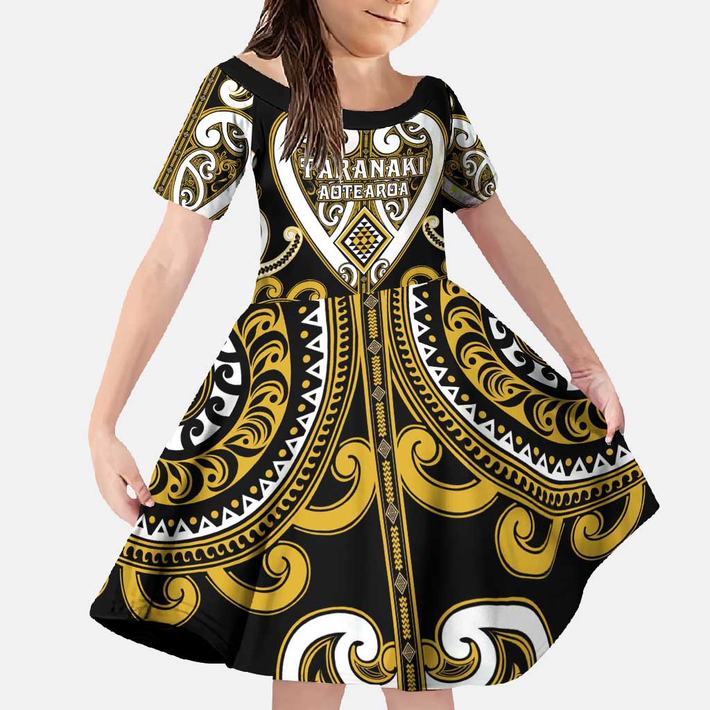 Custom Aotearoa Taranaki Family Matching Mermaid Dress and Hawaiian Shirt Maori Tribal Pattern