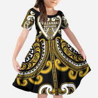 Custom Aotearoa Taranaki Family Matching Mermaid Dress and Hawaiian Shirt Maori Tribal Pattern