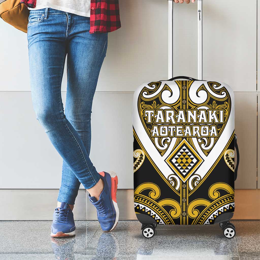 Aotearoa Taranaki Luggage Cover Maori Tribal Pattern