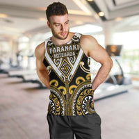 Custom Aotearoa Taranaki Men Tank Top Maori Tribal Pattern