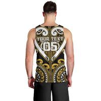 Custom Aotearoa Taranaki Men Tank Top Maori Tribal Pattern