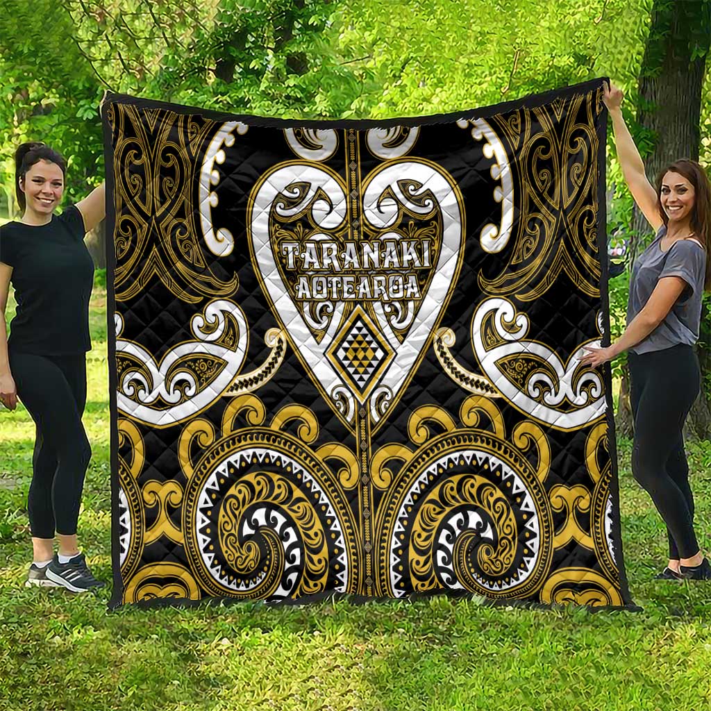 Aotearoa Taranaki Quilt Maori Tribal Pattern LT05 - Polynesian Pride