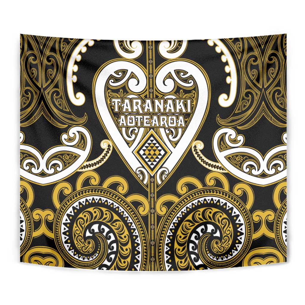 Aotearoa Taranaki Tapestry Maori Tribal Pattern