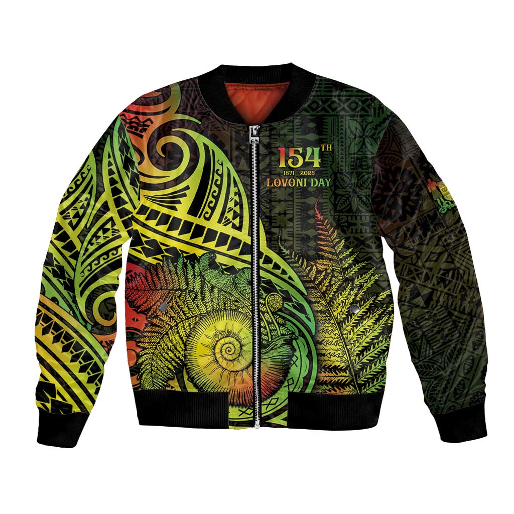 Personalised Fiji Lovoni Day Bomber Jacket 154th Years