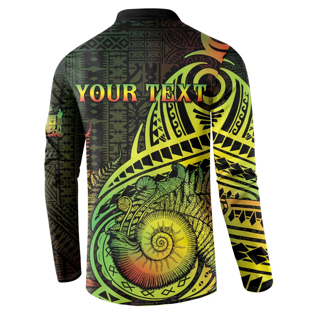 Personalised Fiji Lovoni Day Button Sweatshirt 154th Years