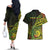 Personalised Fiji Lovoni Day Couples Matching Off The Shoulder Long Sleeve Dress and Hawaiian Shirt 154th Years