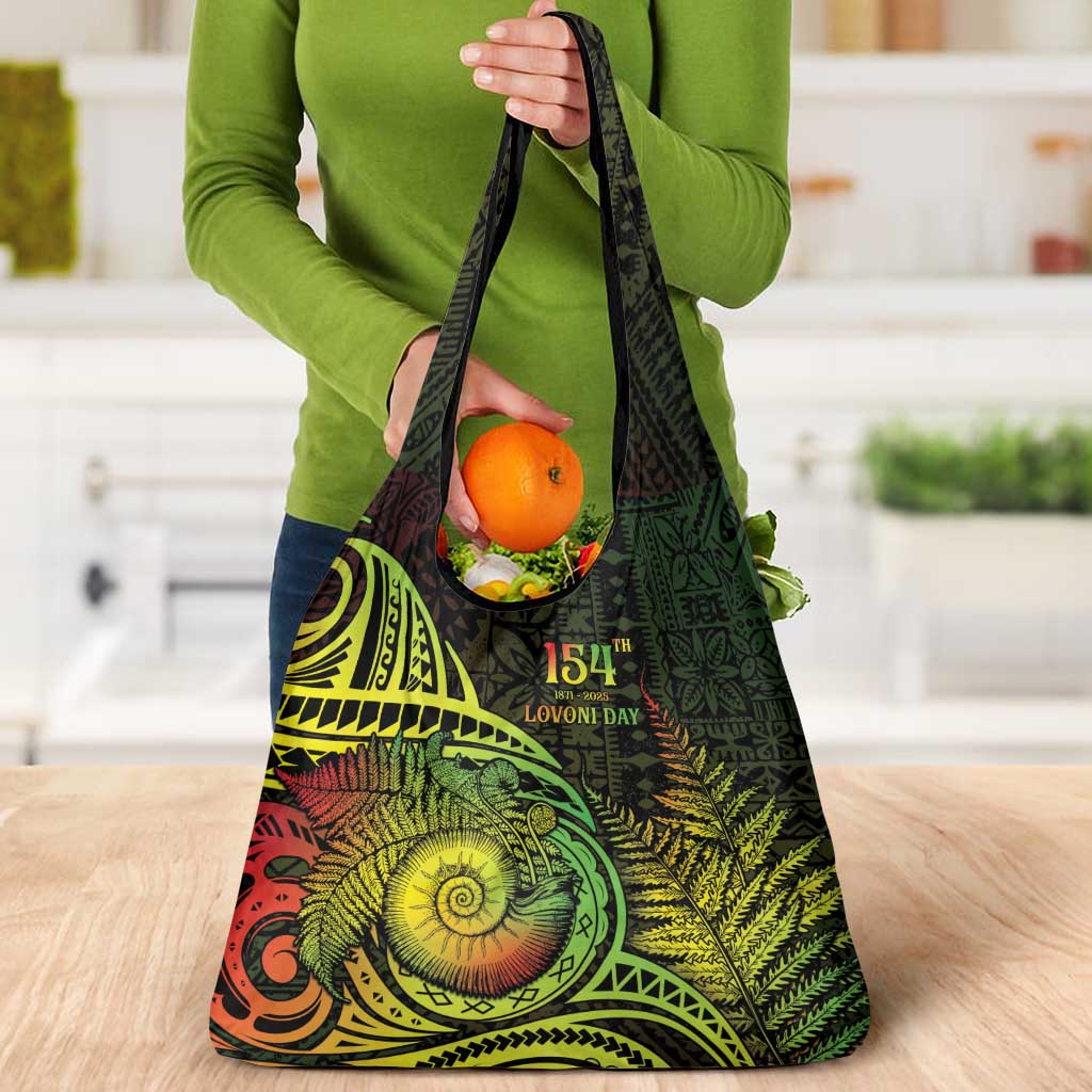 Fiji Lovoni Day Grocery Bag 154th Years LT05 - Polynesian Pride