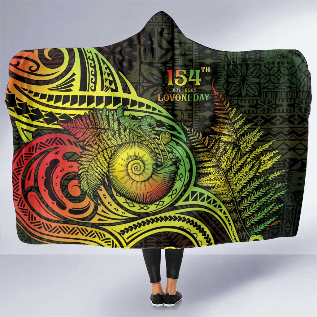 Fiji Lovoni Day Hooded Blanket 154th Years