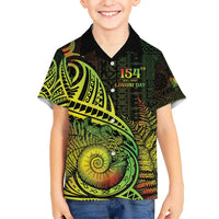 Personalised Fiji Lovoni Day Kid Hawaiian Shirt 154th Years