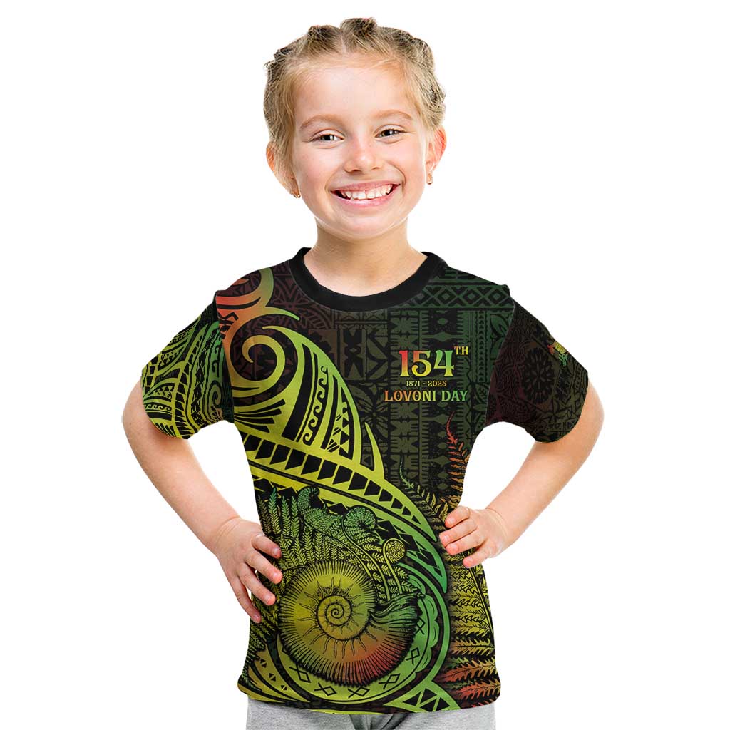 Personalised Fiji Lovoni Day Kid T Shirt 154th Years