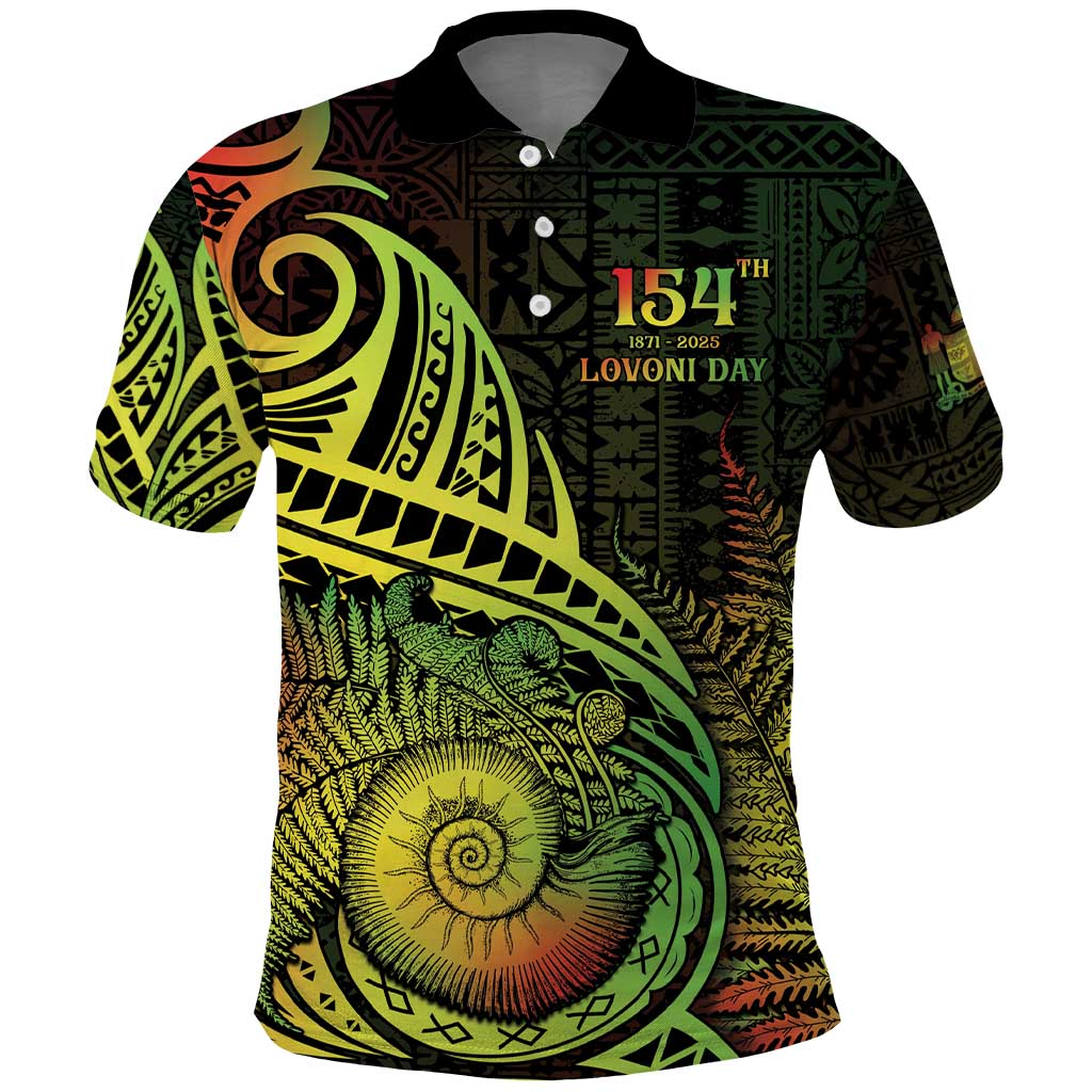 Personalised Fiji Lovoni Day Polo Shirt 154th Years