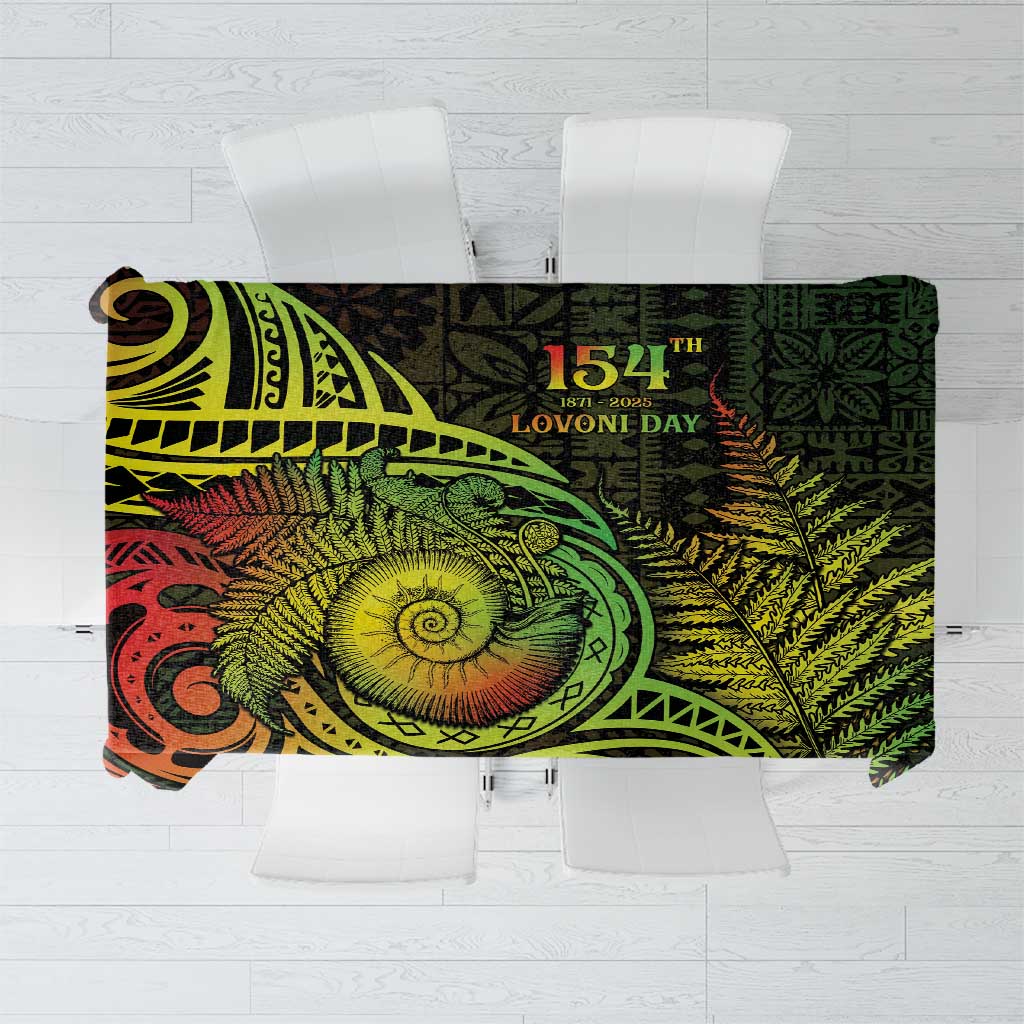 Fiji Lovoni Day Tablecloth 154th Years