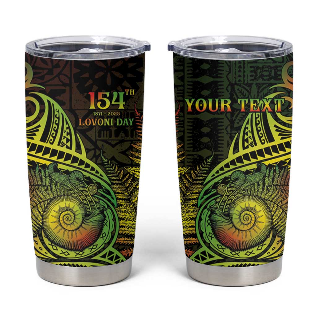 Personalised Fiji Lovoni Day Tumbler Cup 154th Years