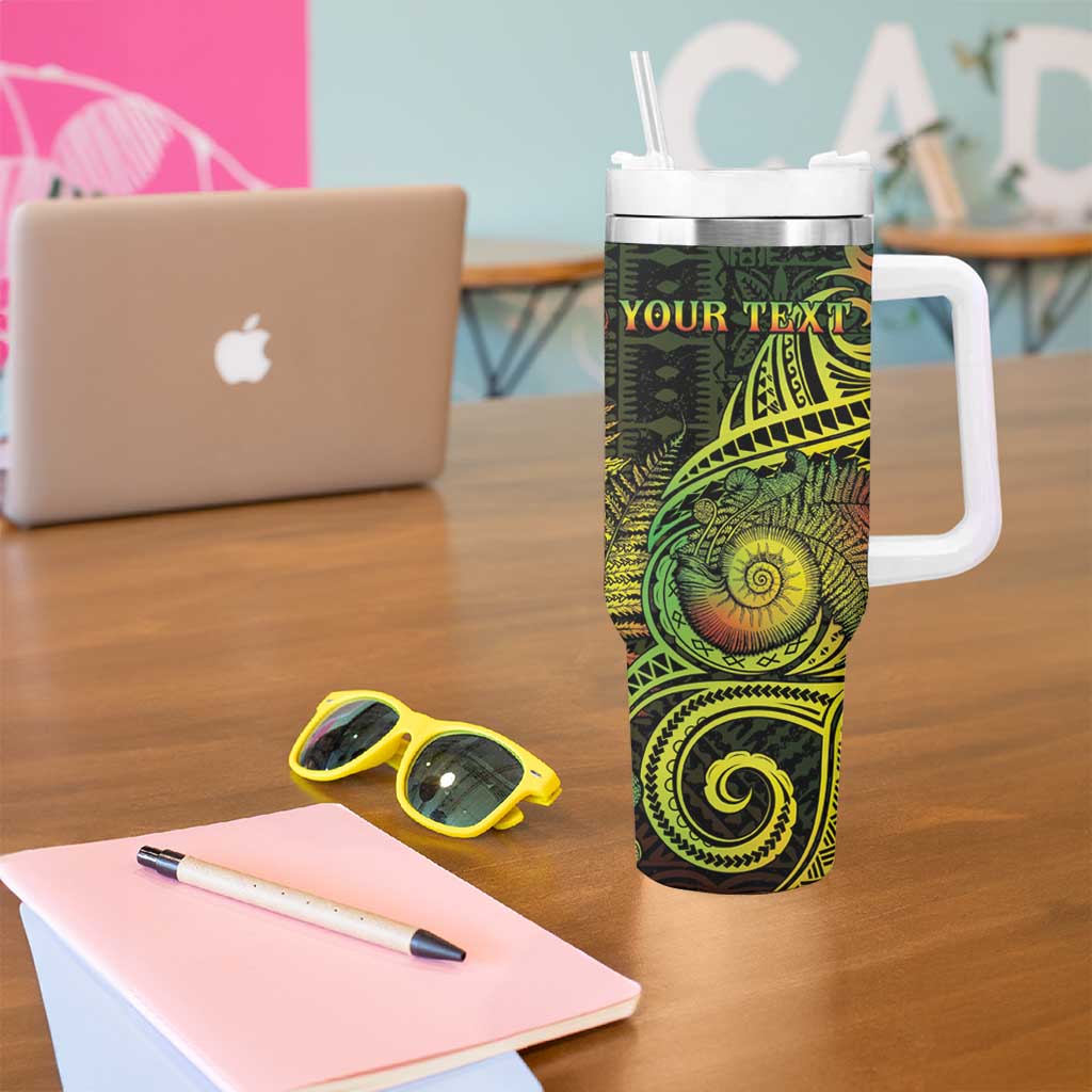 Personalised Fiji Lovoni Day Tumbler With Handle 154th Years LT05 - Polynesian Pride