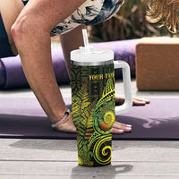Personalised Fiji Lovoni Day Tumbler With Handle 154th Years LT05 - Polynesian Pride