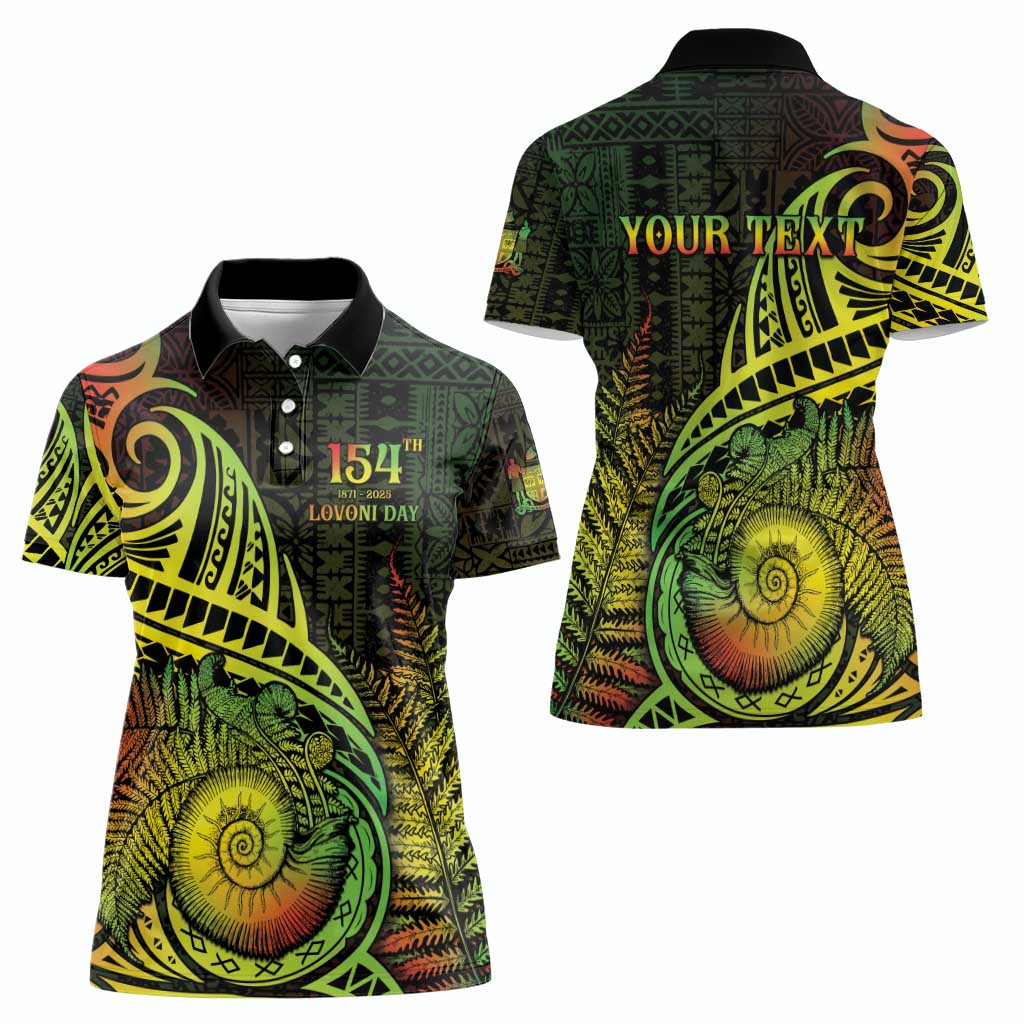 Personalised Fiji Lovoni Day Women Polo Shirt 154th Years