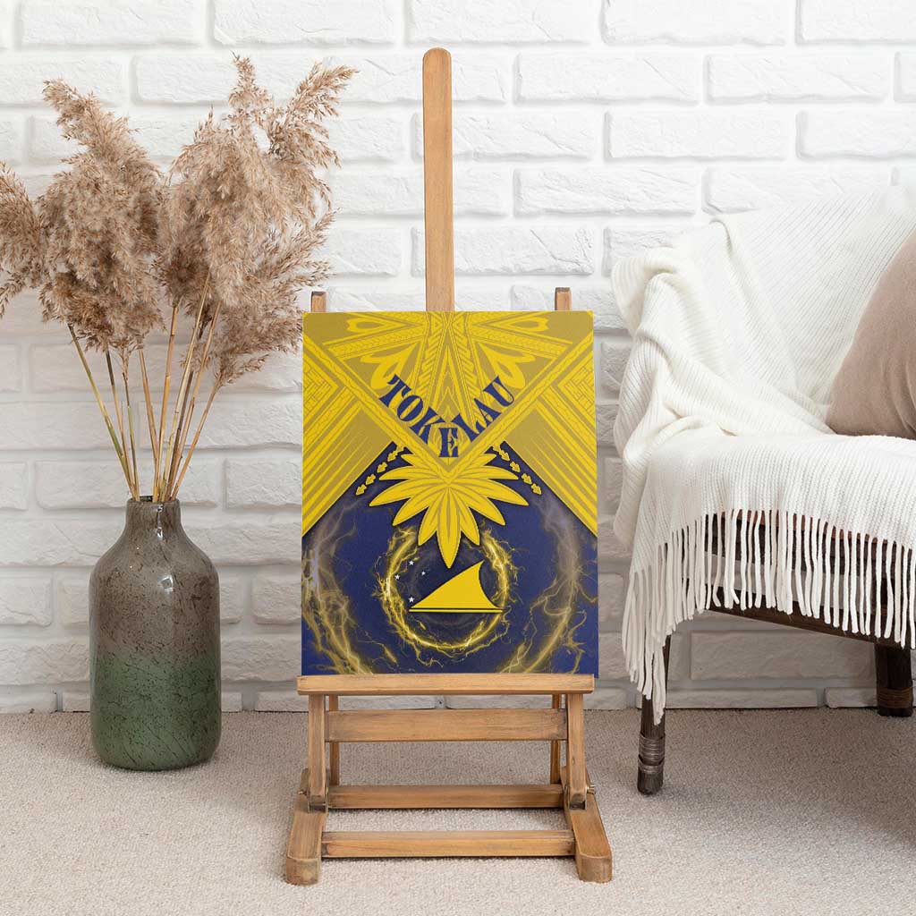 Tokelau Tokehega Day Canvas Wall Art National Badge Special Style LT05 - Polynesian Pride