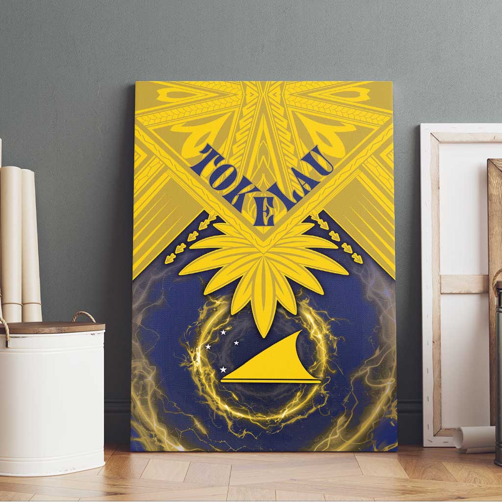 Tokelau Tokehega Day Canvas Wall Art National Badge Special Style LT05 - Polynesian Pride