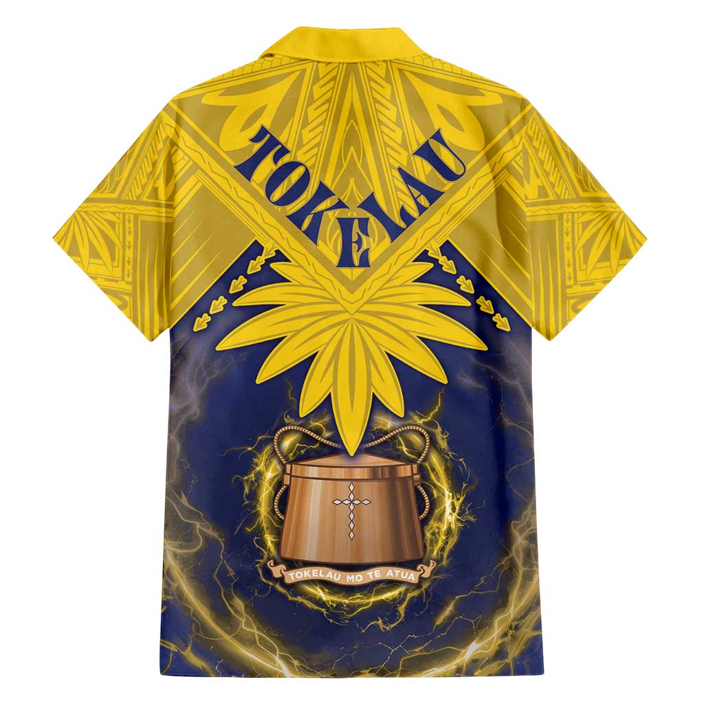 Tokelau Tokehega Day Family Matching Puletasi and Hawaiian Shirt National Badge Special Style LT05 - Polynesian Pride