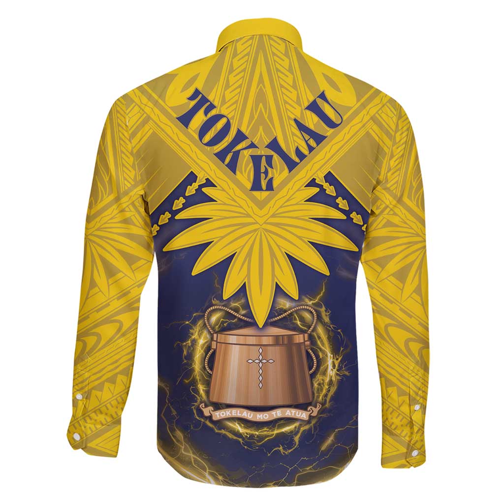 Tokelau Tokehega Day Family Matching Short Sleeve Bodycon Dress and Hawaiian Shirt National Badge Special Style LT05 - Polynesian Pride