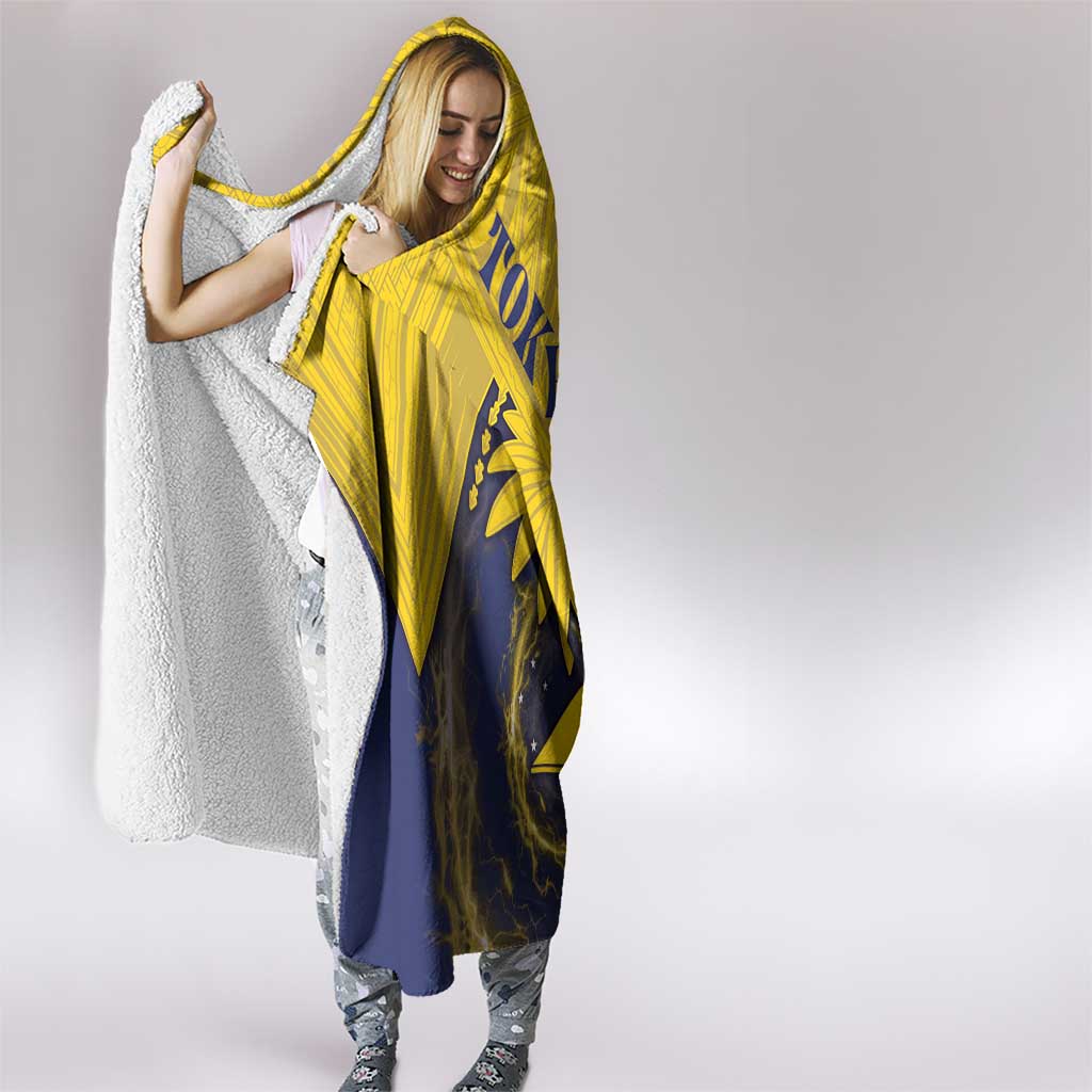 Tokelau Tokehega Day Hooded Blanket National Badge Special Style - Polynesian Pride
