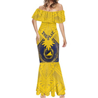Tokelau Tokehega Day Mermaid Dress National Badge Special Style LT05 - Polynesian Pride