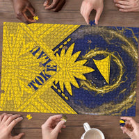 Tokelau Tokehega Day Puzzle National Badge Special Style - Polynesian Pride