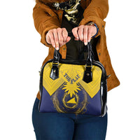 Tokelau Tokehega Day Shoulder Handbag National Badge Special Style LT05 One Size Yellow - Polynesian Pride