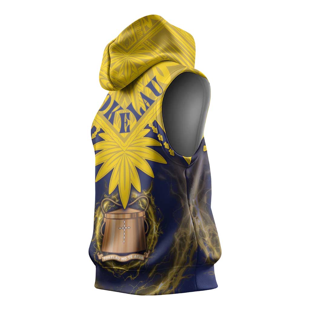 Tokelau Tokehega Day Sleeveless Hoodie National Badge Special Style LT05 - Polynesian Pride