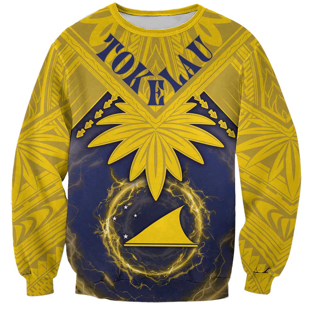 Tokelau Tokehega Day Sweatshirt National Badge Special Style LT05 Unisex Yellow - Polynesian Pride