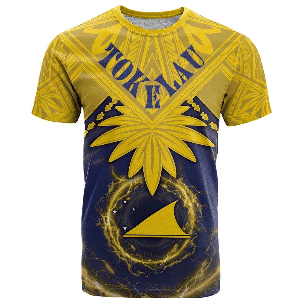 Tokelau Tokehega Day T Shirt National Badge Special Style LT05 Yellow - Polynesian Pride
