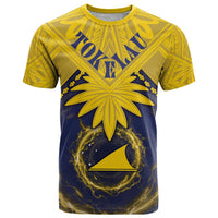 Tokelau Tokehega Day T Shirt National Badge Special Style LT05 Yellow - Polynesian Pride