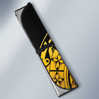 Kosrae Liberation Day Auto Sun Shade Polynesian Floral Tattoo - Polynesian Pride